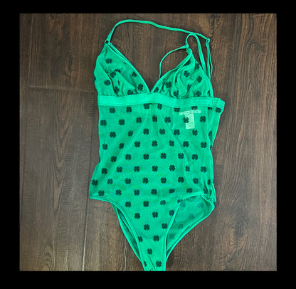 Ireland's Signature Logo Shamrock Bodysuit & Signed Print/Polaroids