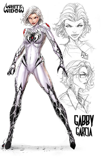 White Widow Costume & Signed Polaroid